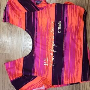 Zumba Crop Wrap Top